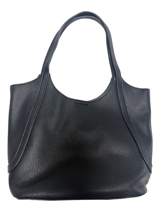 Handbags - Pebbled Shoulder Tote Bag Black Size OS GUC NO BRAND